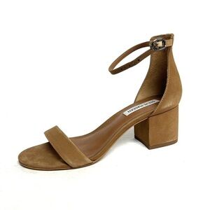 Steve Madden Tan Suede Block Heel Sandals - Size 7.5 👡✨
